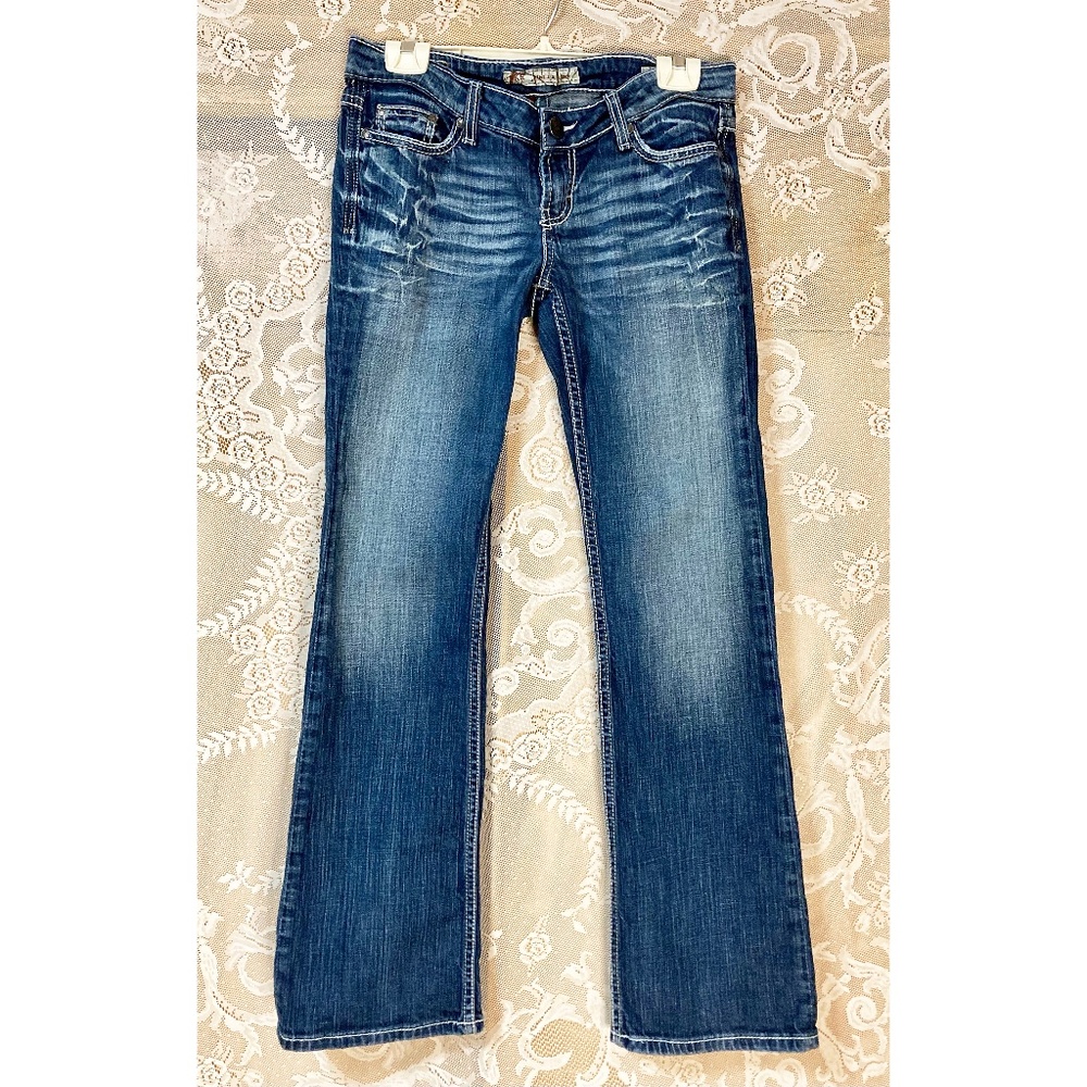BKE Stella  Women's Jeans Size 27, Embellished Decor on Back Flap Pockets
